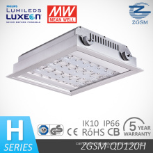 IP66 Rated 120 W LED Gas Station Light with Motion Sensor